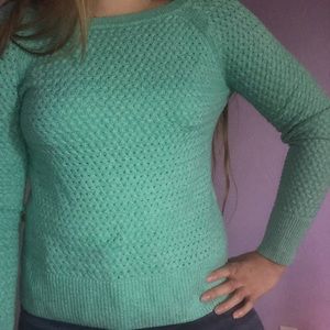 Teal American Eagle sweater